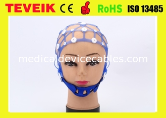 ใหม่แยก 20 Leads หมวก EEG โดยไม่ต้องขั้วไฟฟ้า EEG หมวกแพทย์สำหรับโรงพยาบาล