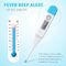 ราคาโรงงาน Baby Flexiable Thermometers Digital Oral Electronic Thermometers