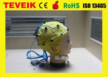 ทินอิเล็กโทรดเงินคลอไรด์อิเล็กโทรด EEG อุปกรณ์การตรวจสอบอิเล็กโทรดหมวก EEG