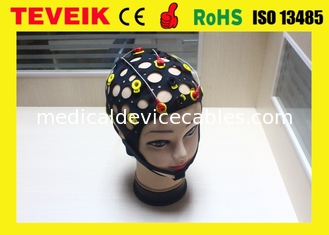 Neurofeedback การแยก EEG หมวก / หมวก, ซิลเวอร์คลอไรด์อิเล็กโทรด