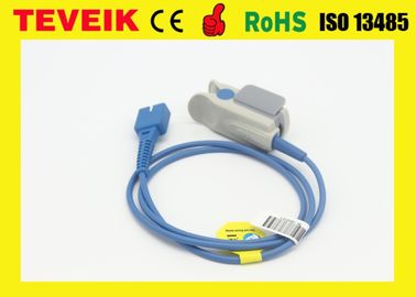 โรงงานเซินเจิ้น Teveik Medical Nell-cor Oximax DS-100A Pulse Spo2 Sensor สำหรับคลิปนิ้วสำหรับผู้ใหญ่, DB9 pin